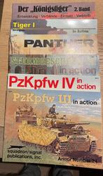 4 German Panzer in Action boekjes, Verzamelen, Militaria | Tweede Wereldoorlog, Ophalen of Verzenden, Overige soorten, Boek of Tijdschrift