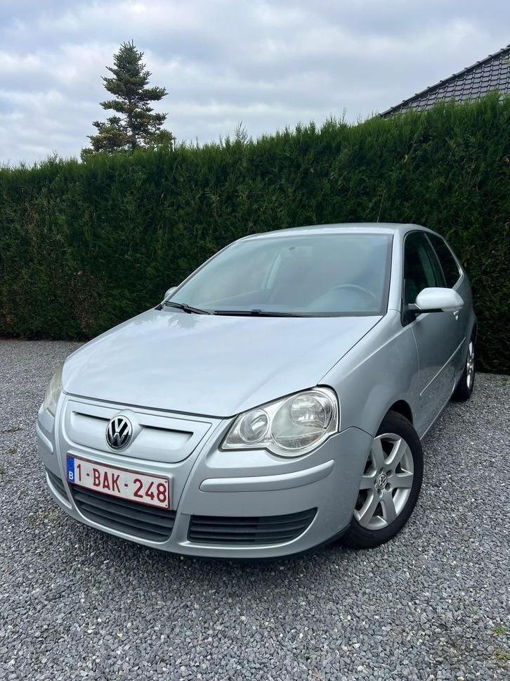 Volkswagen Polo 2007/96750 km, Auto's, Volkswagen, Particulier, Polo, Alarm, Benzine, Euro 4, 3 deurs, Handgeschakeld, Zilver of Grijs