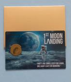 1st Moon Landing Gouden Munt - Republique du Tchad, Postzegels en Munten, Verzenden, Overige landen, Losse munt, Goud