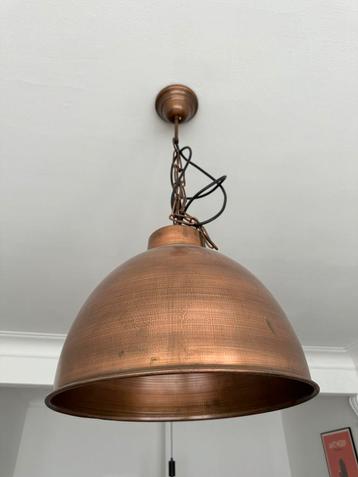Hanglamp industrieel, Huis en Inrichting, Lampen | Hanglampen, Ophalen, Zo goed als nieuw