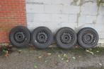 Set van 4 winterbanden met velgen – 195/65 R15, Ophalen, Gebruikt, 15 inch, Winterbanden