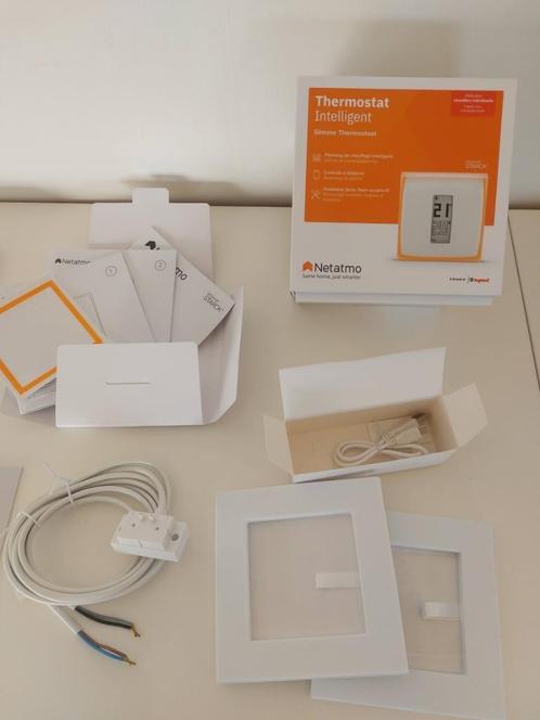 Netatmo slimme thermostaat – weg wegens renovatie – topdeal, Doe-het-zelf en Bouw, Thermostaten, Zo goed als nieuw, Slimme thermostaat