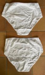 2 witte slips Damart maat XL - NIEUW, Kleding | Dames, Ondergoed en Lingerie, Slip, Damart, Wit, Verzenden