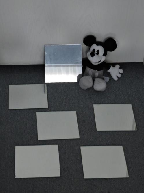 Lot de 6 miroirs argent Pradel Mirrors & Glass (bords polis), Huis en Inrichting, Woonaccessoires | Spiegels, Gebruikt, Minder dan 50 cm