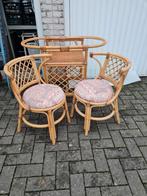 2 rotan stoeltjes, Huis en Inrichting, Ophalen, Zo goed als nieuw