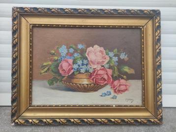 huile sur toile signe François SERRAS beschikbaar voor biedingen