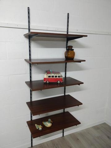 Vintage midcentury wandrek XXL | boekenplank beschikbaar voor biedingen