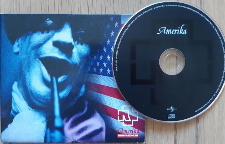 RAMMSTEIN - Amerika ( maxi CD; 8 tracks ), Cd's en Dvd's, Cd's | Hardrock en Metal, Zo goed als nieuw, Verzenden