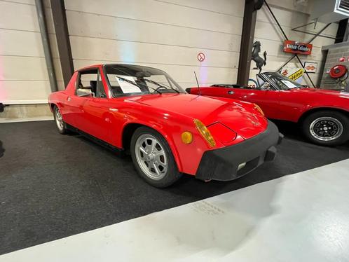 Porsche 914 2.0, Auto's, Oldtimers, Bedrijf, Te koop, Porsche, Benzine, Cabriolet, 2 deurs, Handgeschakeld, Rood, Zwart, Leder