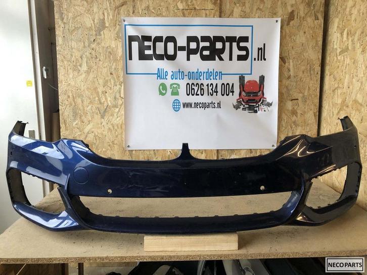 5 serie g30 g31 m pakket bumper voorbumper 6xpdc, Auto-onderdelen, Carrosserie, Bumper, BMW, Voor, Gebruikt, Ophalen