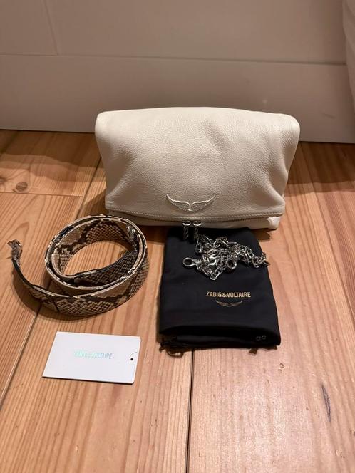 Rocky zadig et voltaire, Handtassen en Accessoires, Tassen | Damestassen, Nieuw, Schoudertasje, Wit, Ophalen of Verzenden