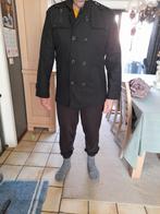 Herenmantel zwart nieuw, Ophalen, Zo goed als nieuw, Zwart