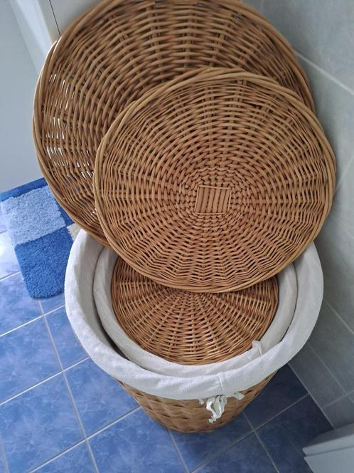 Set linnenmanden, Huis en Inrichting, Badkamer | Badtextiel en Accessoires, Zo goed als nieuw, Overige typen, Bruin, Ophalen