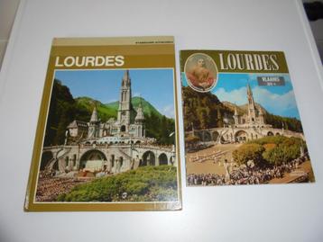 2 Oude LOURDES boeken Marie d'ARAGON & Bernadette SOUBIROUS beschikbaar voor biedingen