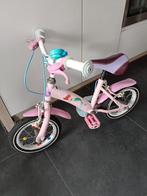 Roze Meisjesfiets Disney, 14 inch, Fietsen en Brommers, Fietsen | Kinderfietsjes, Ophalen, Gebruikt