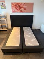 Boxspring 140cm, Huis en Inrichting, Slaapkamer | Boxsprings, Ophalen, Zwart, 140 cm, Zo goed als nieuw
