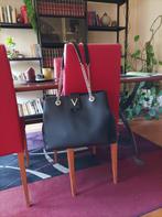 Ruime zwarte leren damestas van Valentino, Handtassen en Accessoires, Tassen | Damestassen, Verzenden, Nieuw, Zwart, Shopper
