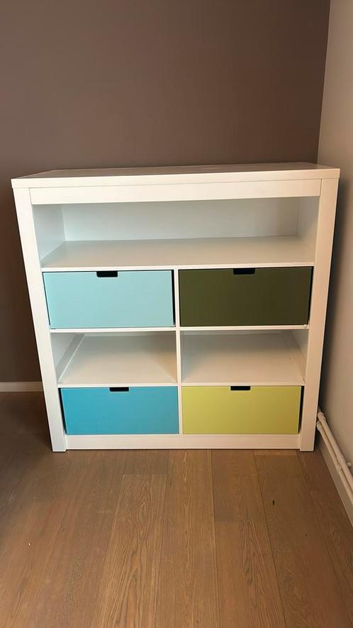 PRIJS VERLAAGD Bopita kledingkast 7 vakken en 4 schuiven, Kinderen en Baby's, Kinderkamer | Commodes en Kasten, Gebruikt, Kast