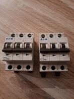 2 Installatieautomaten EATON FAZ-B16/3, Ophalen of Verzenden, Gebruikt
