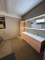 Nieuw! Badkamer meubel 1m80 + kolomkast en spiegel, Huis en Inrichting, Badkamer | Badkamermeubels, Ophalen, Nieuw, 150 tot 200 cm