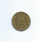 Tunesië, 1 Franc AH1364(1945)., Postzegels en Munten, Ophalen of Verzenden, Overige landen, Losse munt