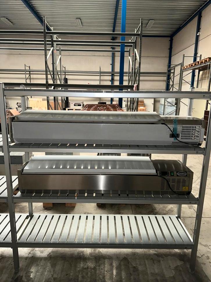 Horeca Opzetvitrines 160cm, 150cm, Zakelijke goederen, Horeca | Food, Ophalen of Verzenden