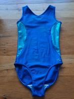 Turnpakje 10 jaar, Sports & Fitness, Gymnastique, Comme neuf, Bleu, Enlèvement, Maillot de gymnastique