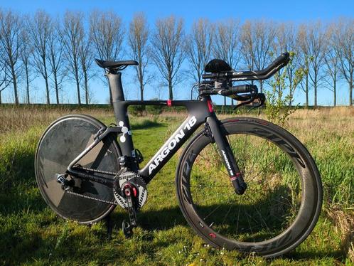 Argon E117 TT - Size S - SRAM ETAP 11sp - Power2Max, Fietsen en Brommers, Fietsen | Racefietsen, Zo goed als nieuw, Heren, Overige merken