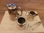 Service à café en métal argenté "viners of Sheffield" - en p, Antiquités & Art, Argent, Enlèvement
