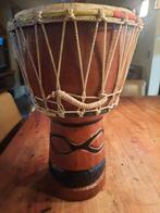 Oude Afrikaanse handgemaakte djembe, Muziek en Instrumenten, Percussie, Ophalen of Verzenden, Zo goed als nieuw