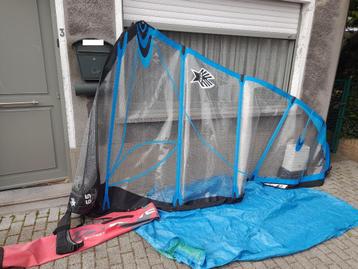 Light wind windsurfing zeil Ezzy 6.5 m, ook als set beschikbaar voor biedingen