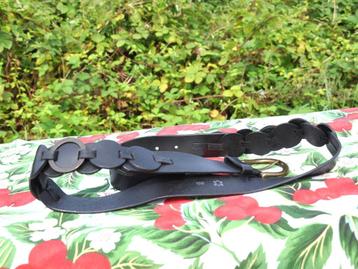 ceinture femme cuir noire taille 100 cm, Cuir véritable, Enlèvement ou Envoi, 90 à 100 cm, Comme neuf
