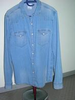 Heren overhemd jeans  Medium, Kleding | Heren, Blauw, Zo goed als nieuw, H & M, Halswijdte 39/40 (M)