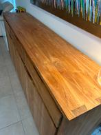 Modern teakhouten dressoir, Huis en Inrichting, Kasten | Buffetkasten, Ophalen, Teakhout