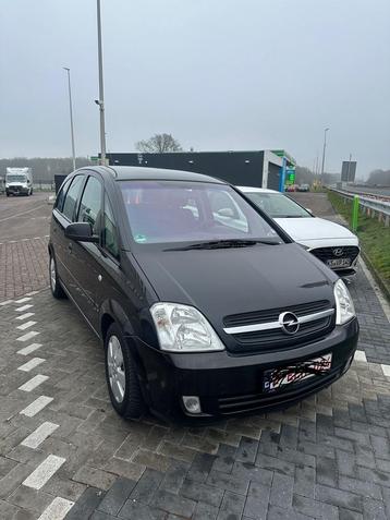 Opel meriva 2004. 1.6, Auto's, Opel, Zwart, Bedrijf, Handgeschakeld, 5 deurs