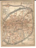 1897 - Brugge stadsplan, Boeken, Atlassen en Landkaarten, Verzenden