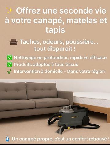 Nettoyage canapé