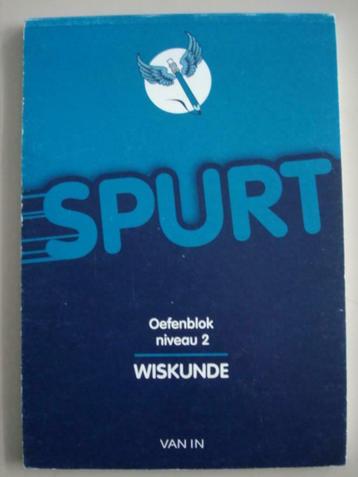 Spurt oefenblok niveau 2 Wiskunde Van In 2013, Comme neuf, Secondaire, Evelien Ibens, Mathématiques A