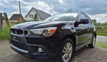 MITSUBISHI ASX BENZINE BLACK 2011 PANORAMISCH DAK