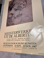 Vintage Poster Europalia 87 Osterreich: Meesterwerken uit de, Collections, Enlèvement ou Envoi, Rectangulaire vertical, Utilisé