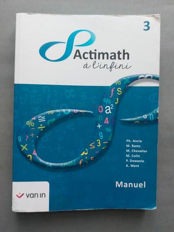 Actimath à l'infini 3 - Manuel