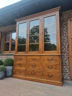 Eiken buffetkast/vitrinekast GRATIS LEVERING, Ophalen of Verzenden, Zo goed als nieuw