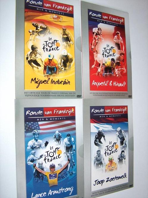 Ronde van Frankrijk - Men & moments 1 - 2 - 3 - 4 - 5 + DVD, Livres, Livres de sport, Comme neuf, Course à pied et Cyclisme, Enlèvement ou Envoi