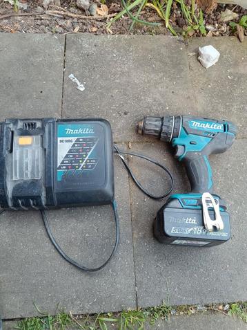 Makita accuboormachines, Doe-het-zelf en Bouw, Gereedschap | Boormachines, Ophalen of Verzenden, Zo goed als nieuw