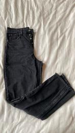 Dividend jeans (eur 38) zwart met knoppen, Kleding | Dames, Broeken en Pantalons, H&M, Zwart, Zo goed als nieuw, Ophalen