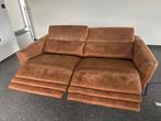 Lederen salon, 3zit met elektrische relax + 2 zit Nieuwstaat, Huis en Inrichting, Ophalen, Zo goed als nieuw, Vierpersoons of meer
