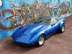 Corvette C3 '69 Convertible Special Widebody, Auto's, Chevrolet, Achterwielaandrijving, Cabriolet, Blauw, Leder