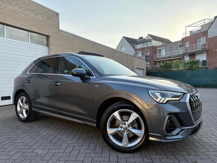 Audi Q3 S Line | 12 Maanden Garantie | 107 Dkm |Benzine|2019, Auto's, Audi, Bedrijf, Te koop, Q3, ABS, Achteruitrijcamera, Adaptieve lichten