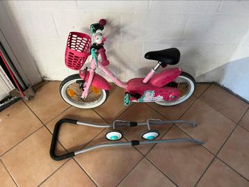 13 inch meisjes fiets in nieuwstaat van bij Decathlon beschikbaar voor biedingen
