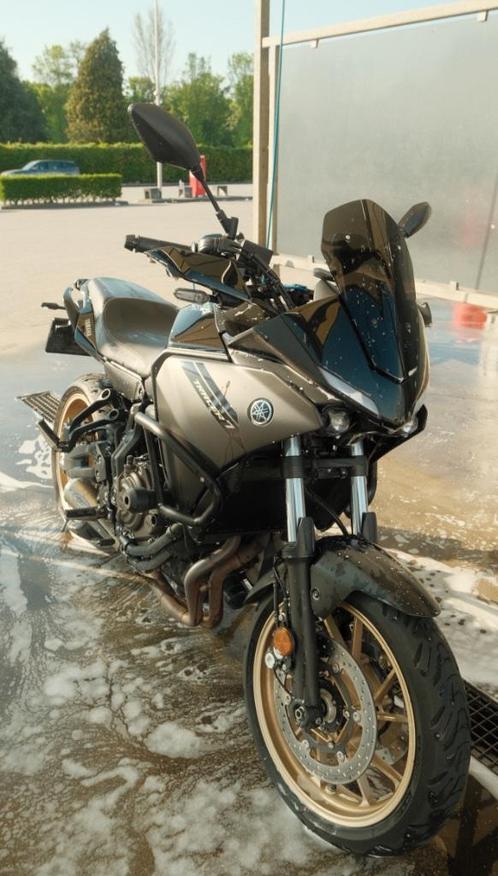 Yamaha Tracer 7 A2 (35kw) 2023 midnight black, Motoren, Motoren | Yamaha, Particulier, Toermotor, 12 t/m 35 kW, 2 cilinders, Minimaal motorrijbewijs A2